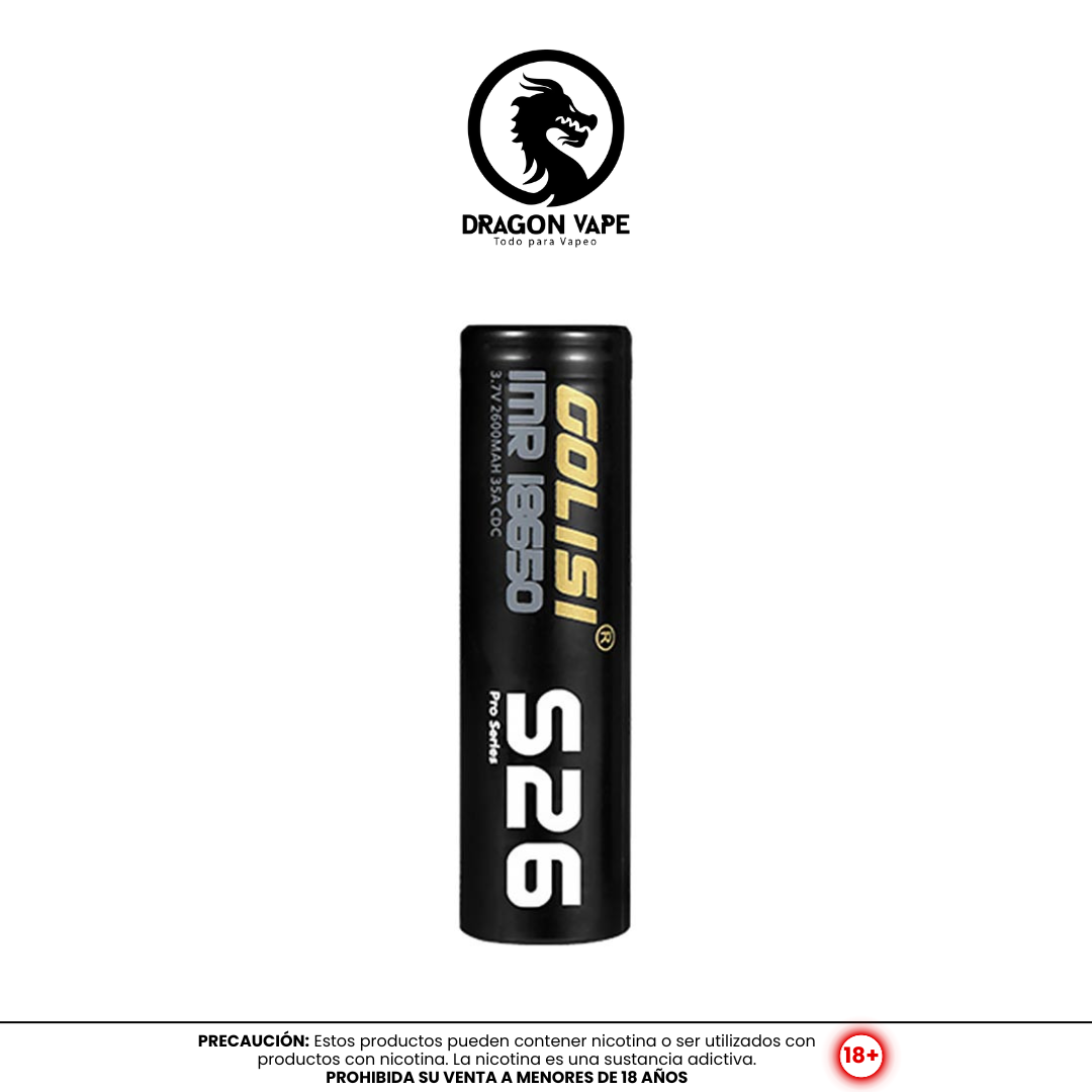 GOLISI | GOLISI S26 IMR 18650 2600 MAH